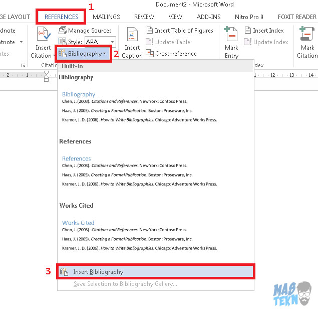 Cara Membuat Daftar Pustaka Otomatis Di Word Torviecom